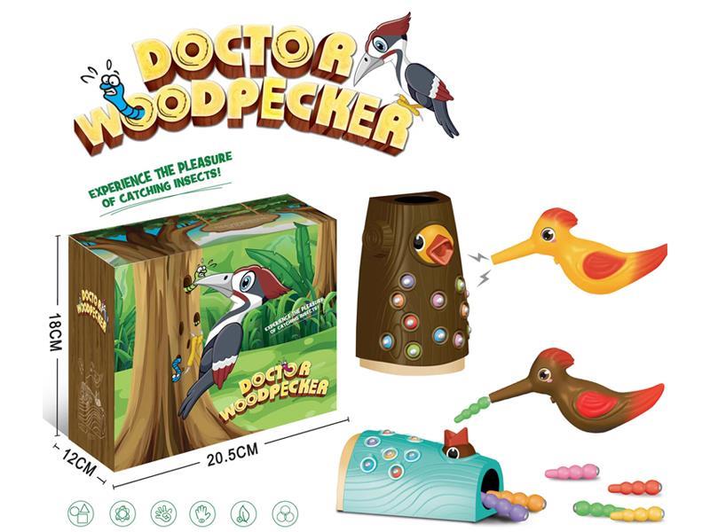 Large Woodpecker Catching Insects