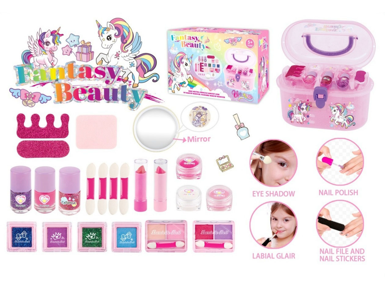 Oval-Shaped C Box Cosmetic Hand-Held Box Toy