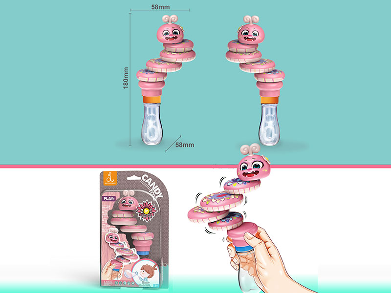 Swing Caterpillar Shape Cartoon Bubble Stick
