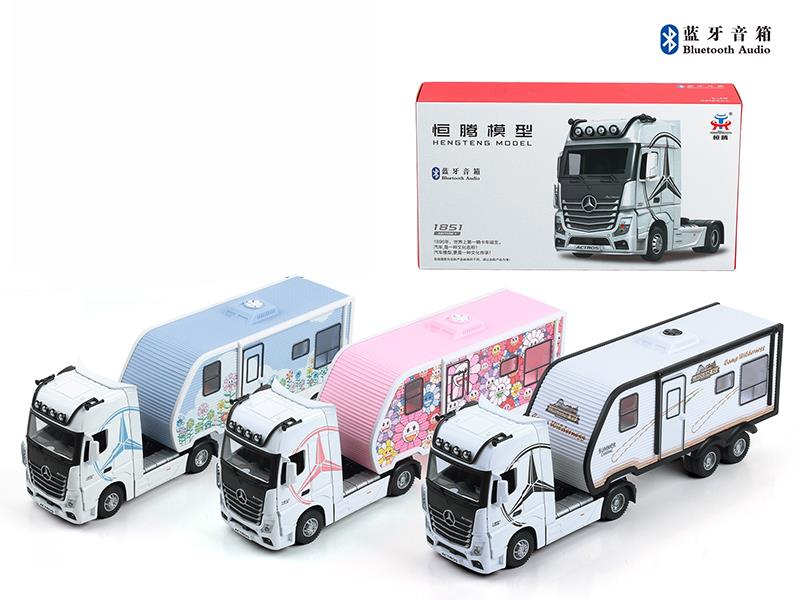 Mercedes Actros Truck - Bluetooth Audio(Slide,3 Doors Open)