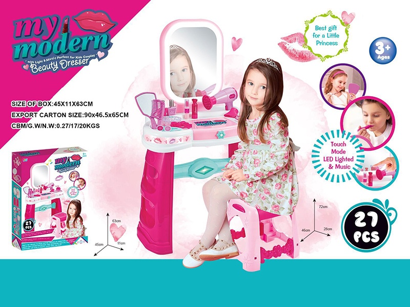 Touchscreen Dressing Table With Music And Lights