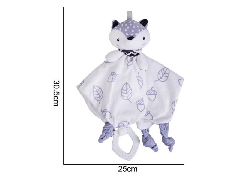 Plush High-End Fox Soothing Towel