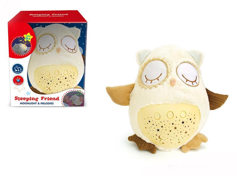 Projection  Owl With Light And Music