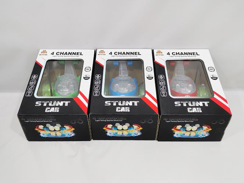 4-Channel Remote Control Stunt Car