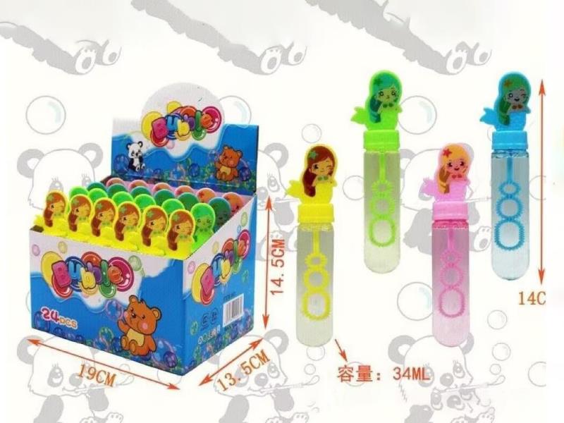 34ML 14CM Mermaid Mini Bubble Stick