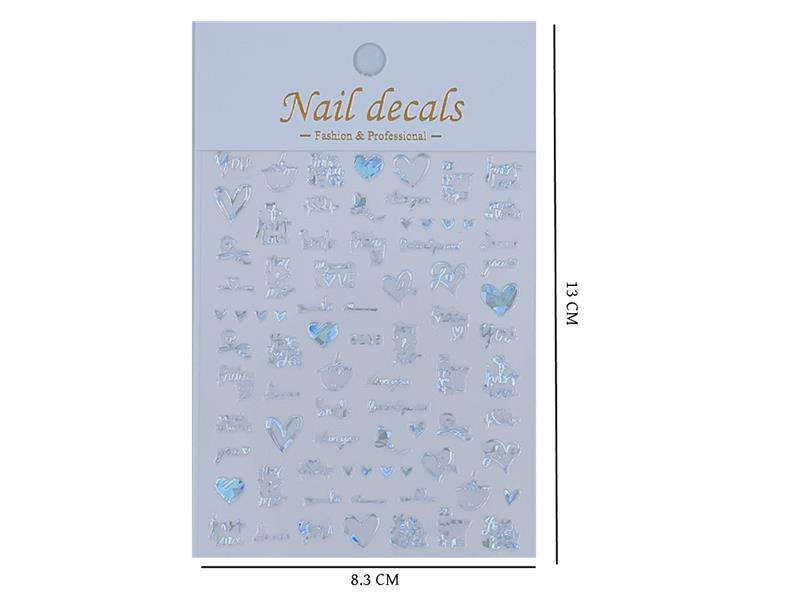 3D Laser Nail Stickers