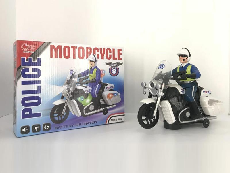 B/O Go And Bump Motorcycle Police Car