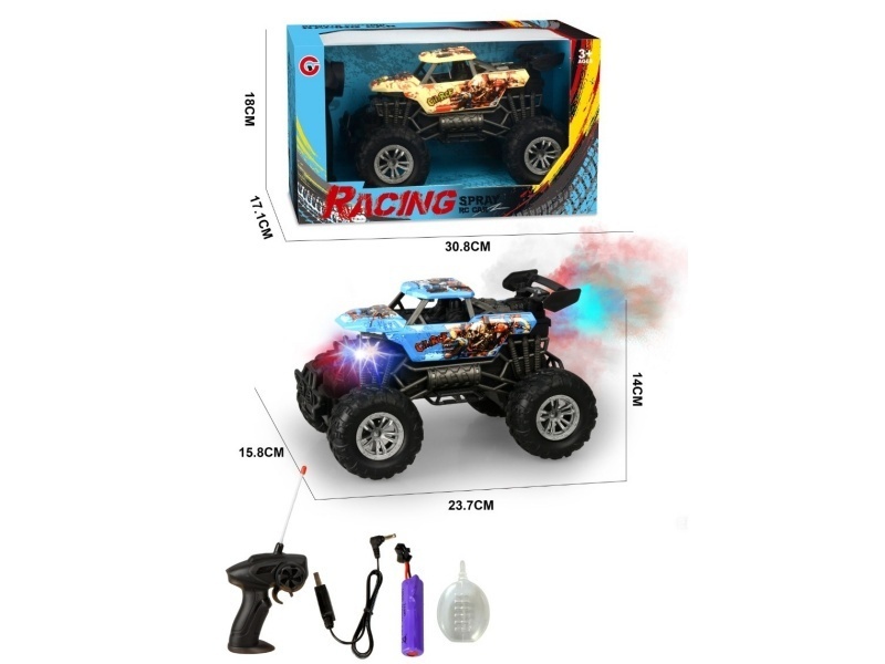 1:16 Four-Way Spray Light Skeleton Remote Control Car