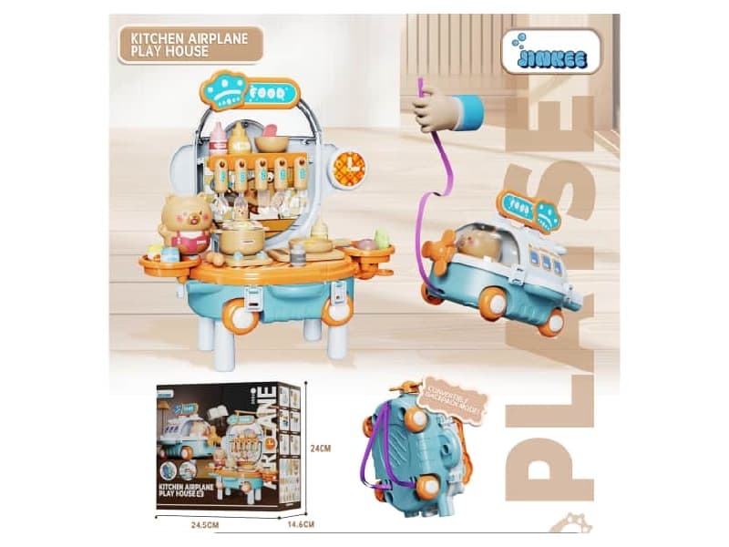 Mini-Airplane Pretend Play kitchen Set