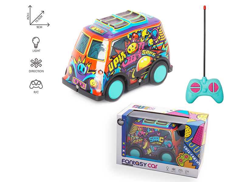 27M 4-Channel Remote Control Cartoon Car(Not Included Batteries)