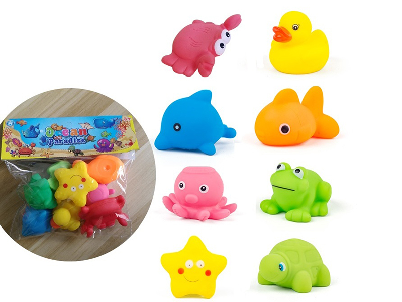 Vinyl Sea Animals Baby Bath Toy