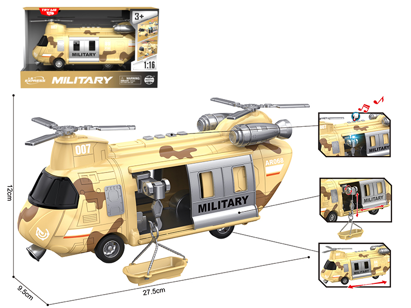 1:16 Friction Transport Aircraft(Light And Sound)