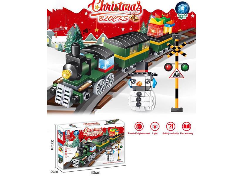 Christmas Building Blocks With Lights(242pcs)