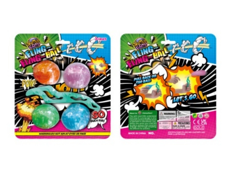 Slingshot Night Light Catapult Ball 4 Pieces