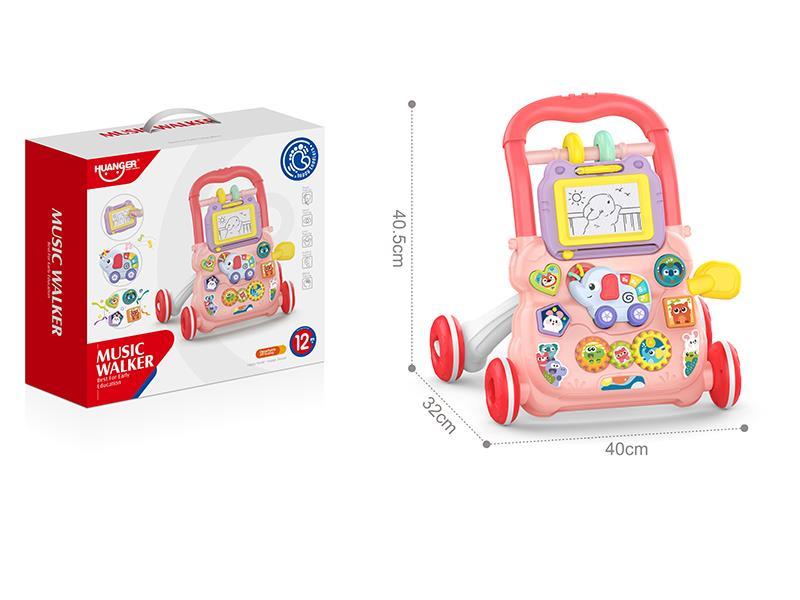 Music Baby Walker(Pink)