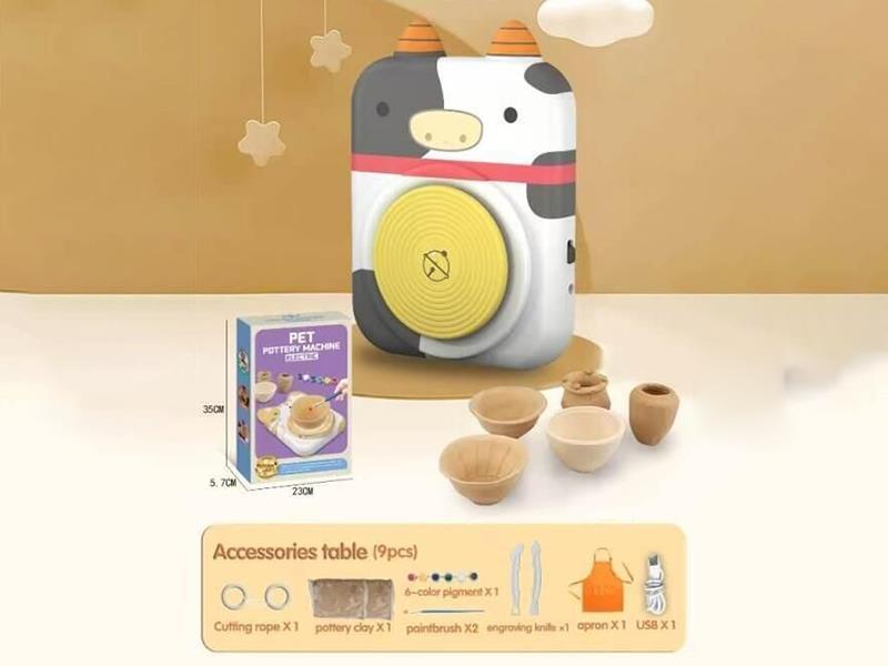 Pet Pottery Machine - Cow