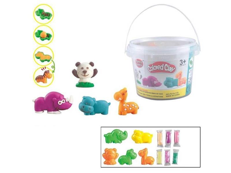 Animal Series Colored Clay Set