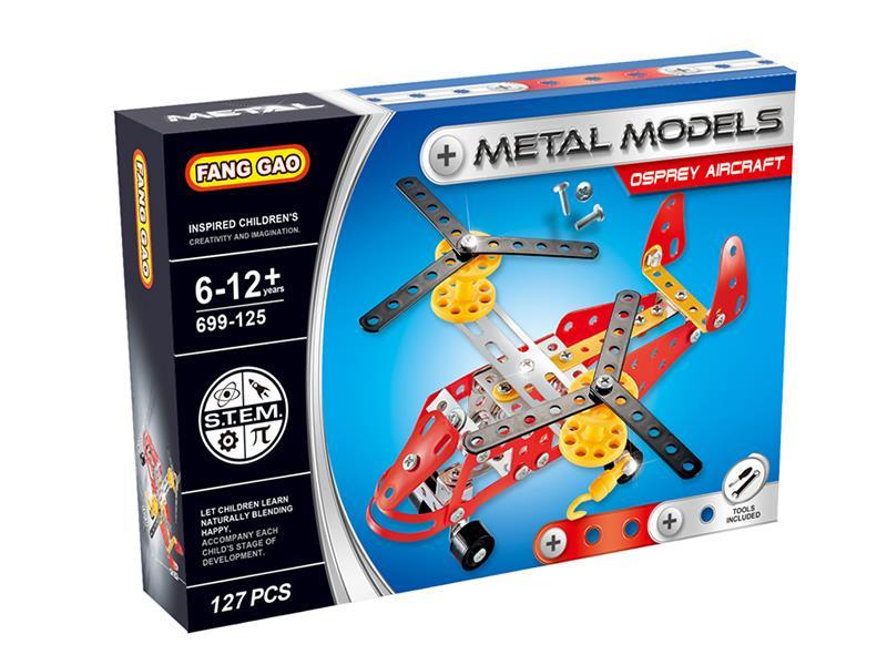DIY Metal Models Osprey Aircraft 127PCS