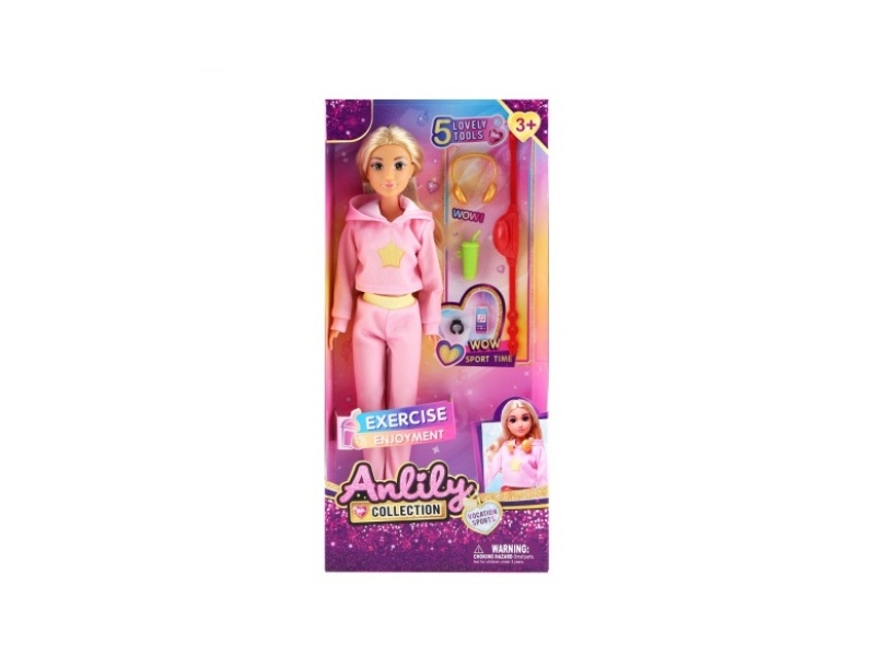 11.5-Inch Solid Doll (Brown Skin Color)