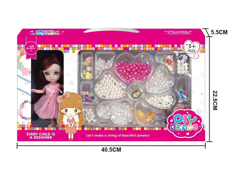Diy Beaded+6-Inch Doll