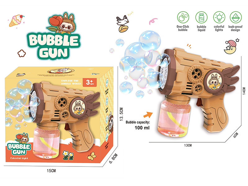 Labubu Electric Bubble Gun With Lights