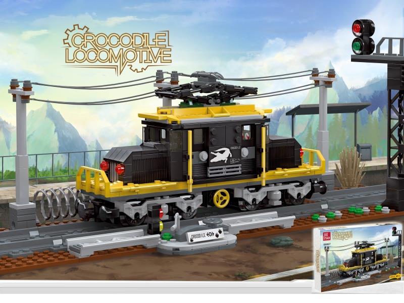 Building Blocks: Crocodile Motorcycle, Chinese-English Universal Box, 669 PCS