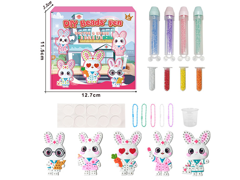 DIY Beads Pen Set - Doctor & Nurse Bunbun