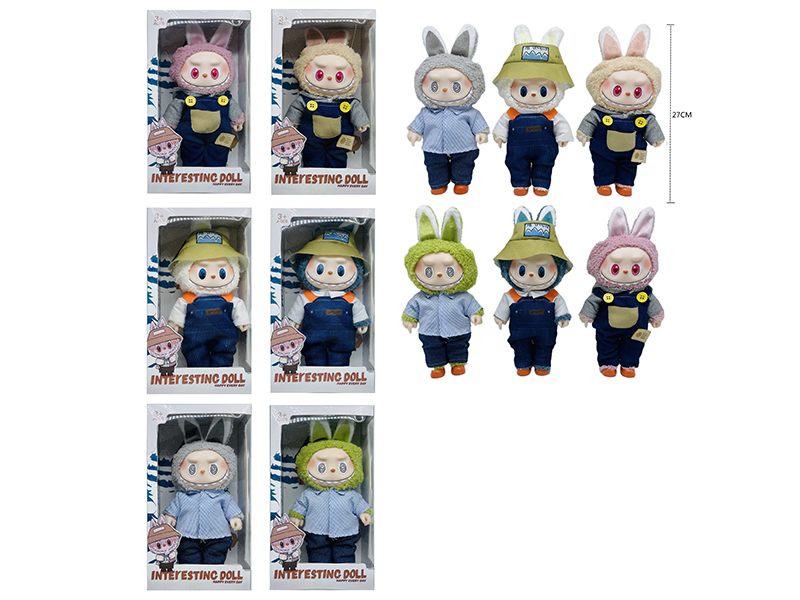 10.5" 5 Joints Plush Vinyl Labubu Doll(1PCS)