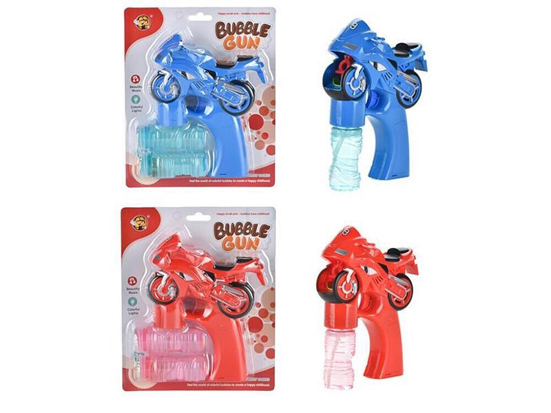 Solid Color Motorcycle Bubble Gun