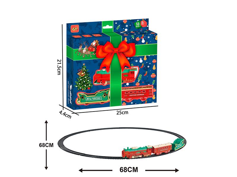 Christmas B/O Rail Train(With Lights)
