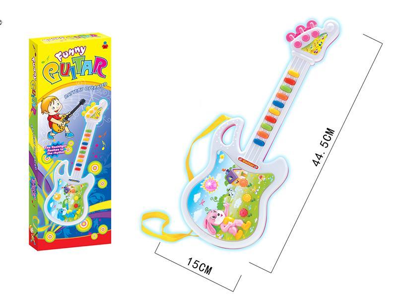 Guitar With Music And Light