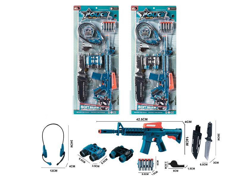 Police Soft Bullet Gun Set