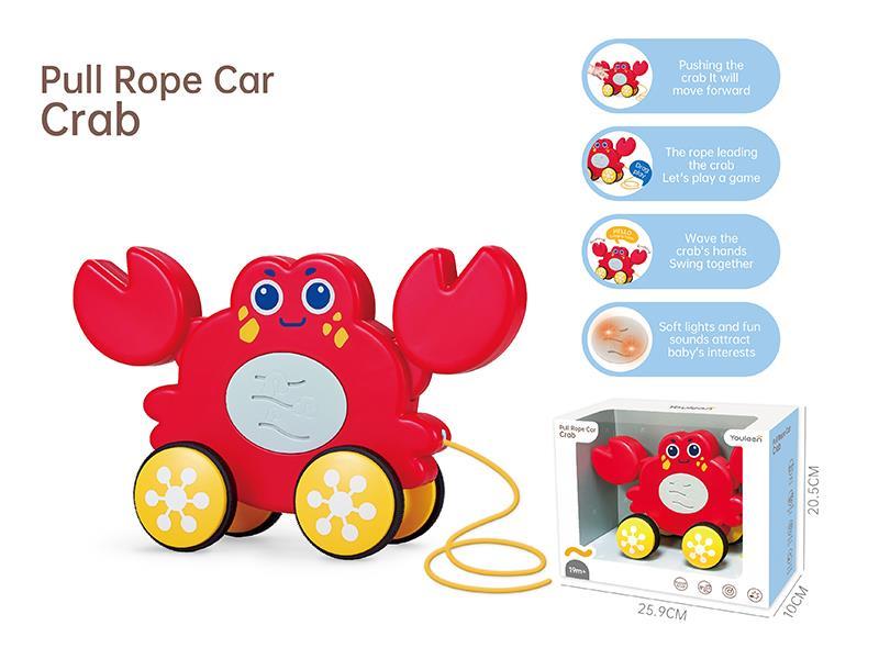 Guided Toddler Pull Rope Car