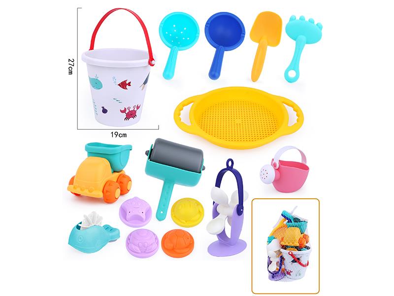 15pcs Soft Plastic Beach Toys