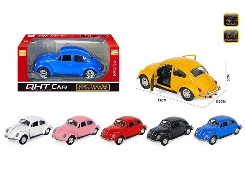 1:32 Pull Back 2 Doors Vintage Car