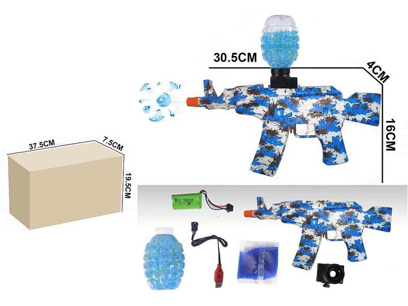 Mini AK47 Electric High Speed Continuous Launch Soft Bullet Gun