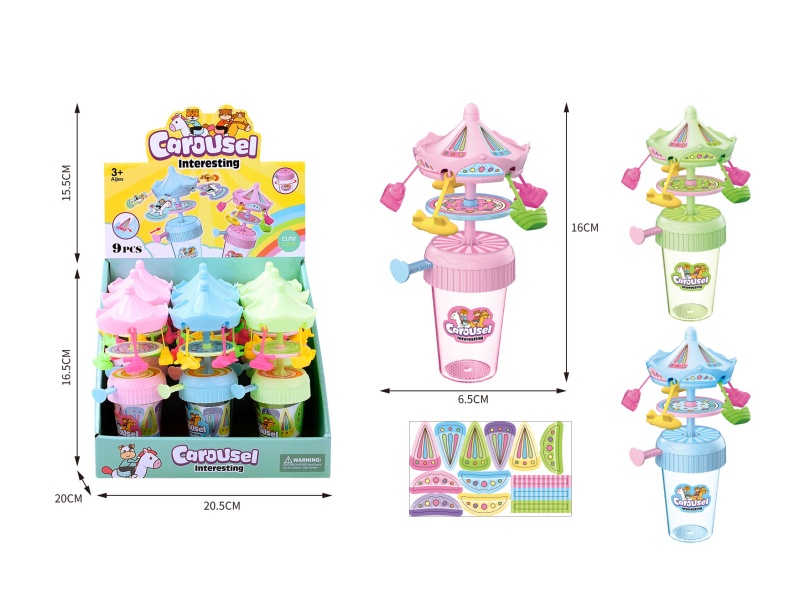 Diy Stickers For Carousel (9 Pieces)