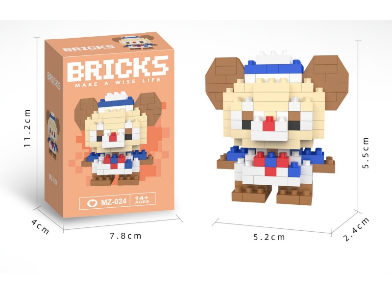 Building Blocks: 130 PCS Of Small Figurines