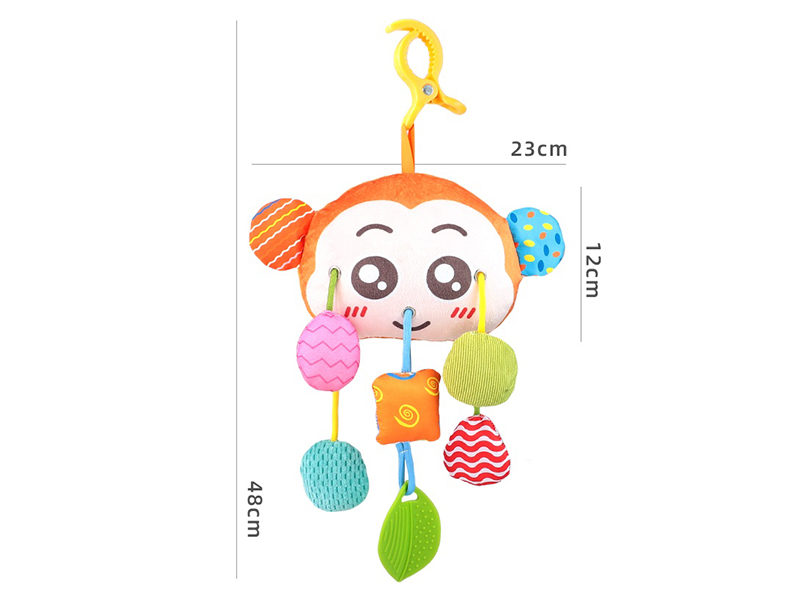Baby Crib & Stroller Monkey Hanging Rattle