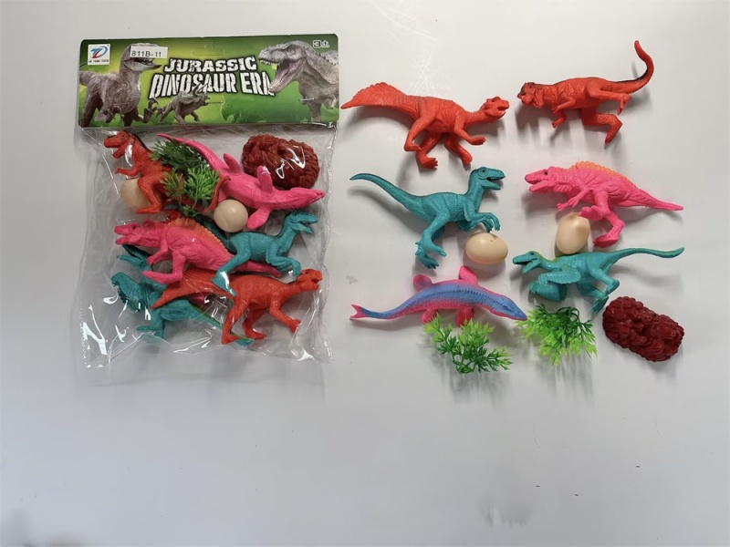 Pvc Dinosaur Set 11Pcs