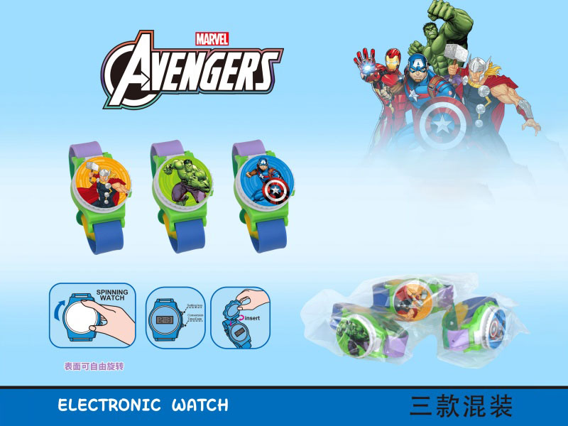 Marvel Children'S Electronic Watch (Flip Cover)