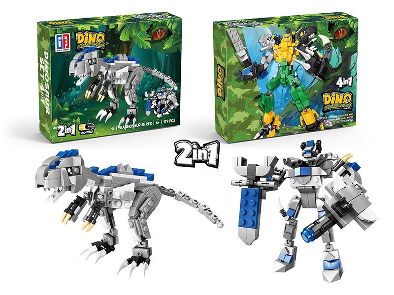 Transformation Indominus Rex Robot Dinosaur Building Blocks(179PCS)