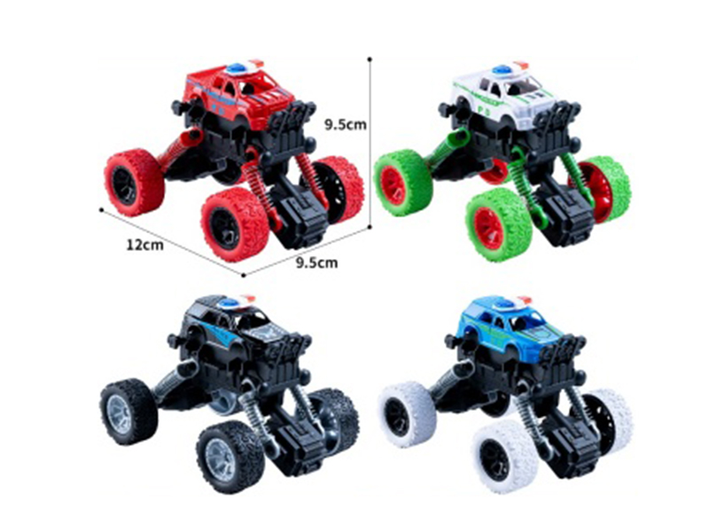 Double-Force Rotating Police Car (8 Pieces)