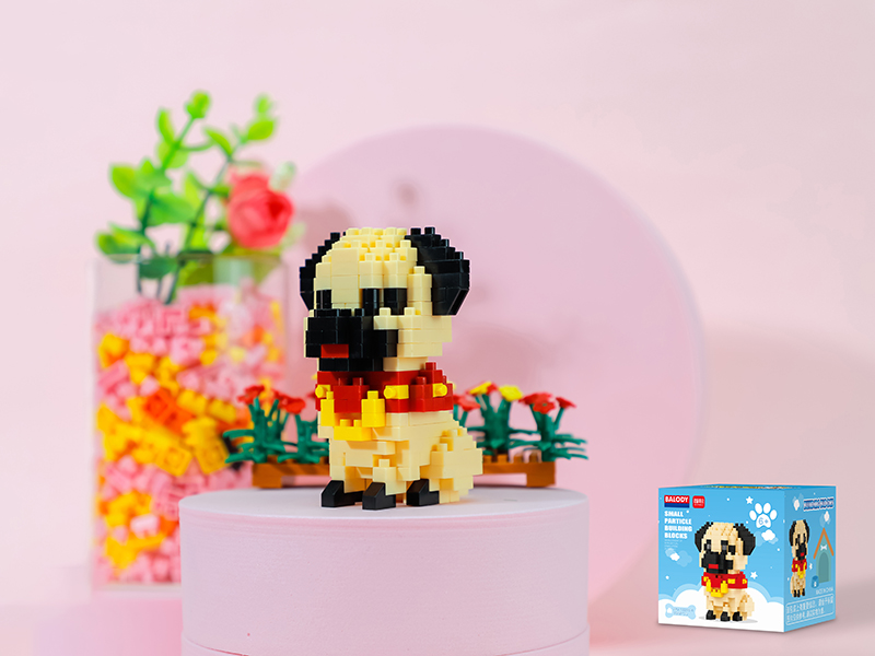 French Bulldog Small Particle Building Blocks(199pcs)