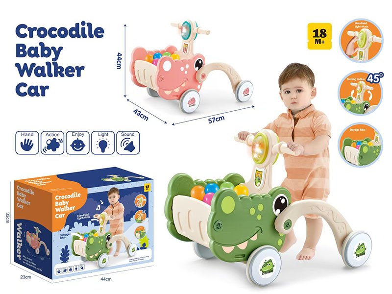Crocodile Baby Walker Car