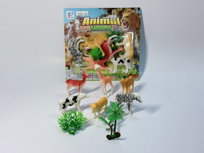 Pvc Simulation Wildlife 8Pcs