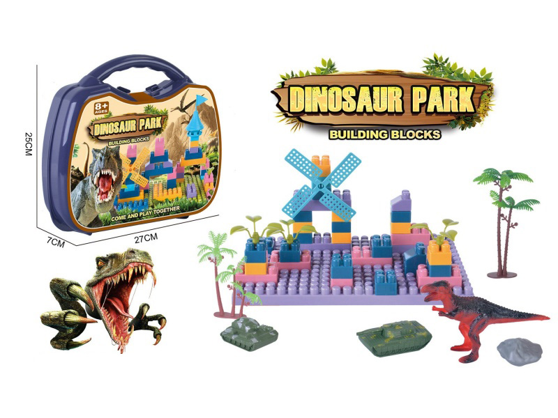 DIY Building Blocks Suitcase 46pcs