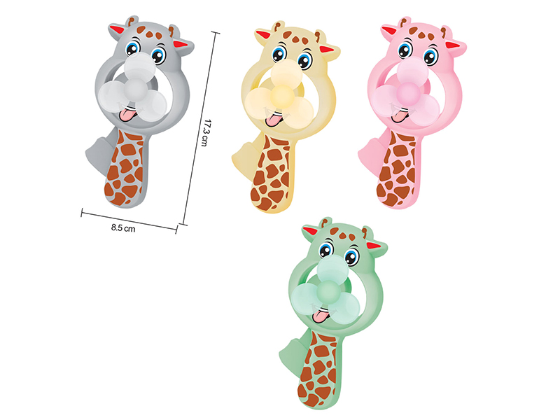 Cartoon Deer Hand Pressure Fan