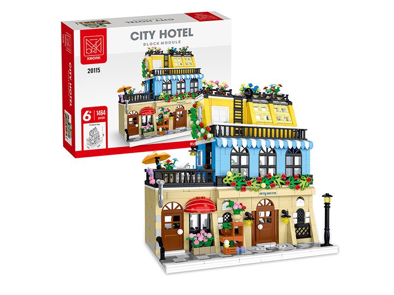 City Hotel(With Light) Building Blocks 1464pcs