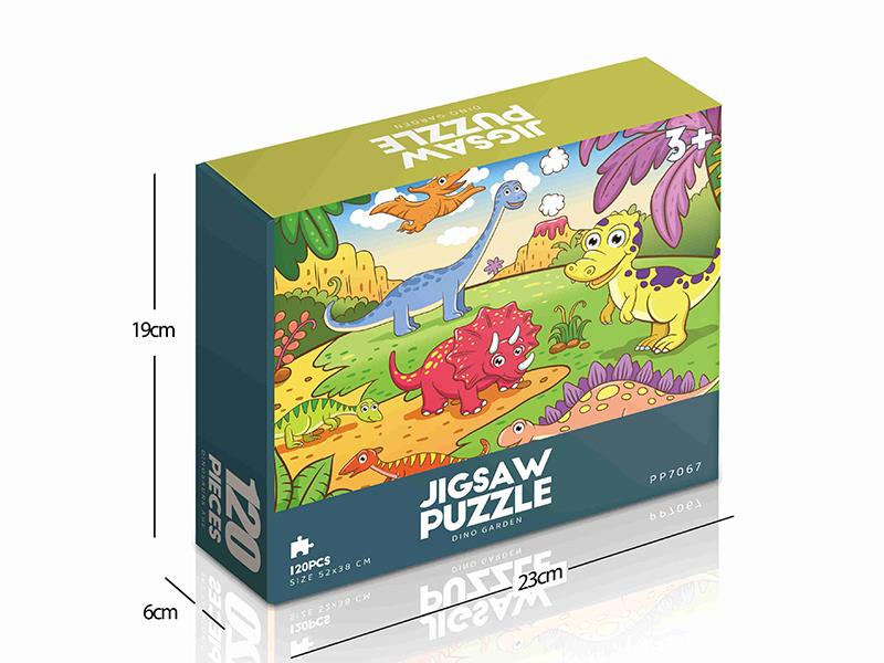 120pcs Jigsaw Puzzle - Dino Garden